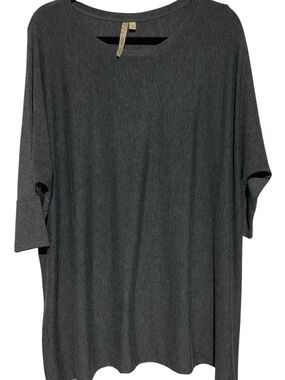 Comfy USA Charcoal Gray Tunic Top – Size Large